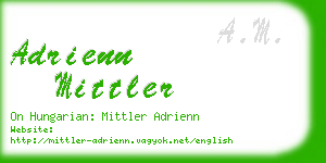 adrienn mittler business card